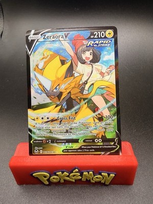 Zeraora V TG16/TG30 Holo V Rare Silver Tempest Trainer Gallery Pokemon Holo NM