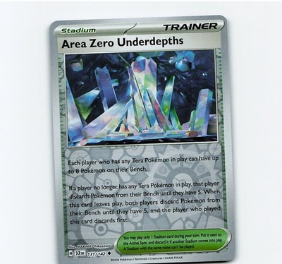 Area Zero Underdepths - Uncommon SV07: Stellar Crown 131/142 NM