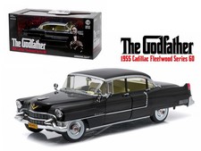 1955 Cadillac Fleetwood 60 Special Black 'The Godfather' (1972) 1/18 Greenlight