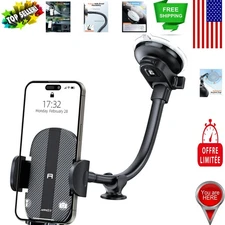 360° Rotatable Phone Holder for Car: Anti-Slip & Compatible with All Smartphones