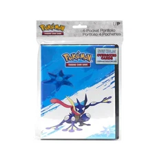 Ultra PRO - Greninja 4-Pocket Portfolio for Pokémon, Trading Gaming Card Organiz
