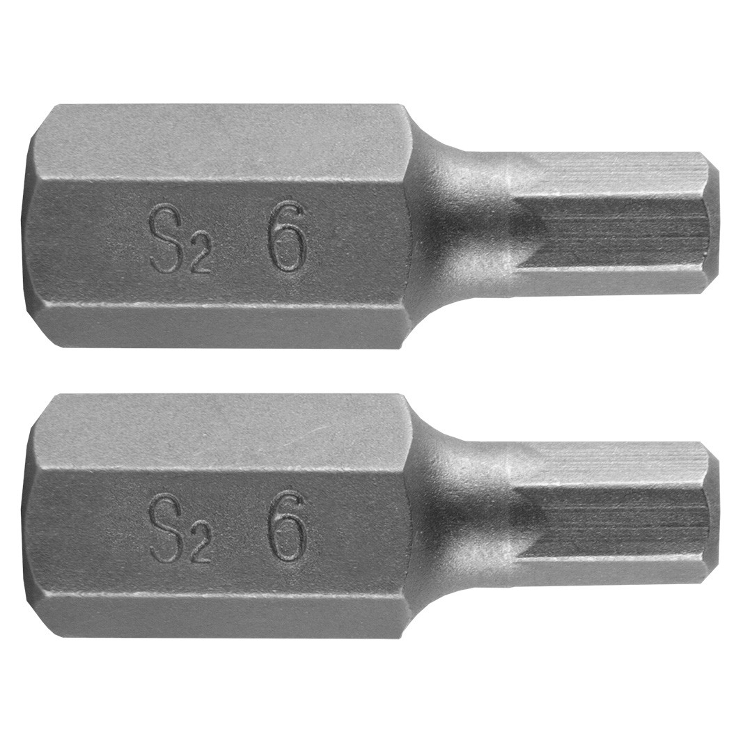 Fits TOPEX-NEO-GRAPHITE NARZ�DZIA 10-972 HEX TIP 6 X 30 MM, W2 X 2 PCS.