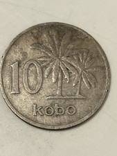 1973 Nigeria 10 Kobo Coin