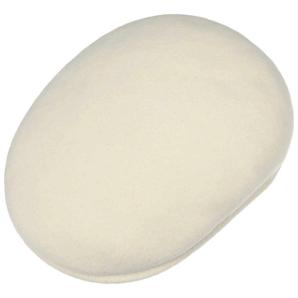KANGOL ® ORIGINAL 504 CAP FLATCAP SCHIEBERMÜTZE MÜTZE KAPPE WOLLE WEISS NEU - Bild 2 von 4
