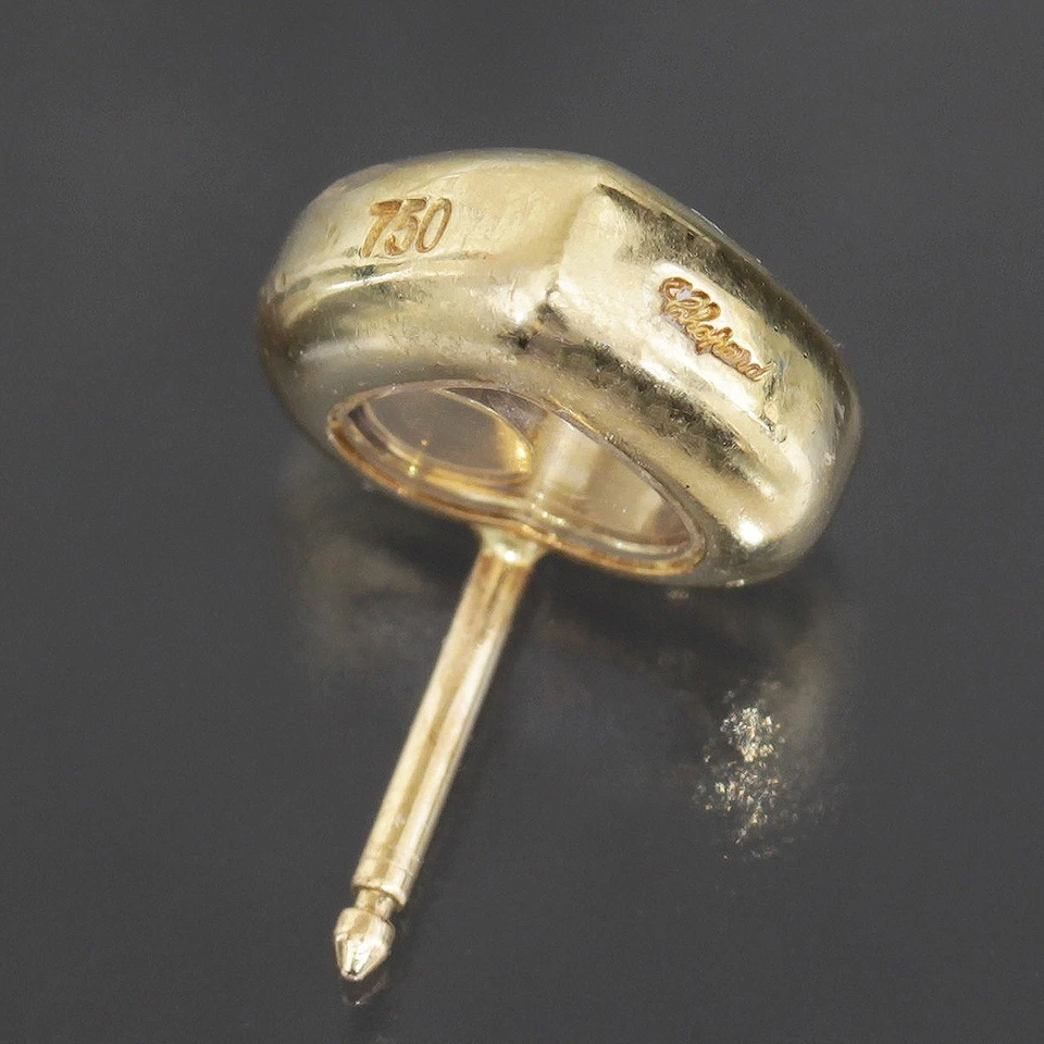 Chopard Happy Diamond Earring K18YG Single Ear Refurbished Moving Heart 6362A - Image 4 of 4