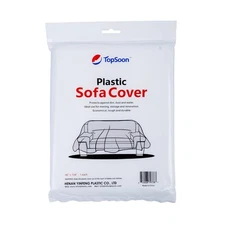 Plastic Sofa Bag Clear Couch Cover,Moving & Storage Sofa Bag, Dust-Proof Wate...