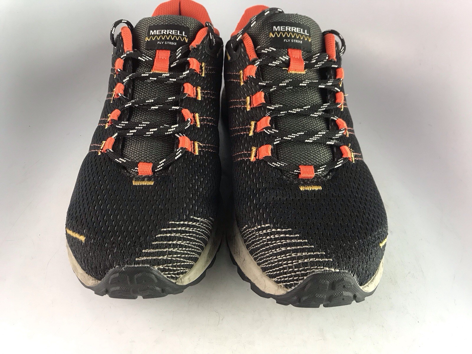 Merrell Scarpe da Trail Running Uomo Fly Strike Nero Arancione Taglia 10 US