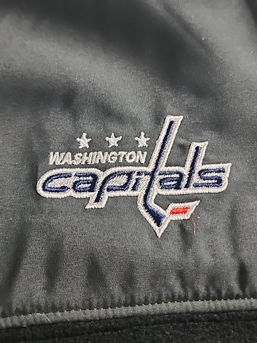 NHL Apparel Men's Washington Capitals Full Zip Fleece Jacket Large - New - Picture 2 of 15