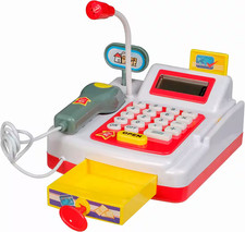 73204141/K111 HAPPY PEOPLE Spielkasse mit Rechnerfunktion und LCD Bildschirm