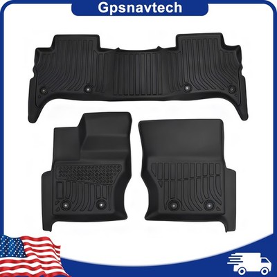 For 2013-2022 Land Rover Range Rover 4-Door New Black 3Pcs TPE Floor Mats Liners
