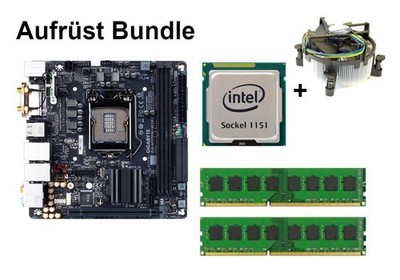 Bundle Gigabyte GA-H170N-WIFI + Intel Celeron / Pentium + 8GB - 32GB RAM