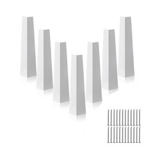 Aluminum Outside Siding Corner Silver-White Siding Corner Caps Smooth7537