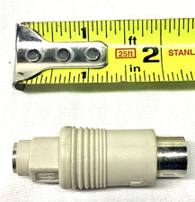 6" DIN5 5Pin Male to MDIN 6 6Pin Female Adapter for PS/2 Style Keyboard PC Mac