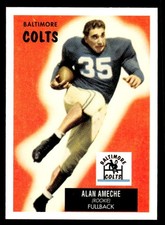 Alan Ameche 2001 Bowman Rookie Reprints #R-AA Baltimore Colts ESE