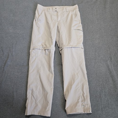Columbia Convertible Hiking Pants Womens Size 12 Zip Off Shorts Lightweight Camp