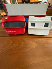 View-Master Viewer Lot w/ Reels Box-Star Trek,Disney Masters Universe, more