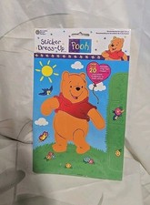 Disney Winnie The Pooh Sticker Dress-Up Reusable Vinyl Stickers Sandylion DWDU1