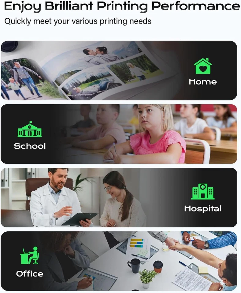 Cartuchos de tinta 5P T252XL 252XL 252 XL para Epson WorkForce WF-3640 7710 7620 7720 - Imagem 3 de 4