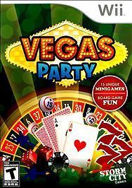 VEGAS PARTY WII NEW! LAS VEGAS STRIP, BLACKJACK, POKER, CRAPS, ROULETTE SIN CITY - Photo 1 sur 1