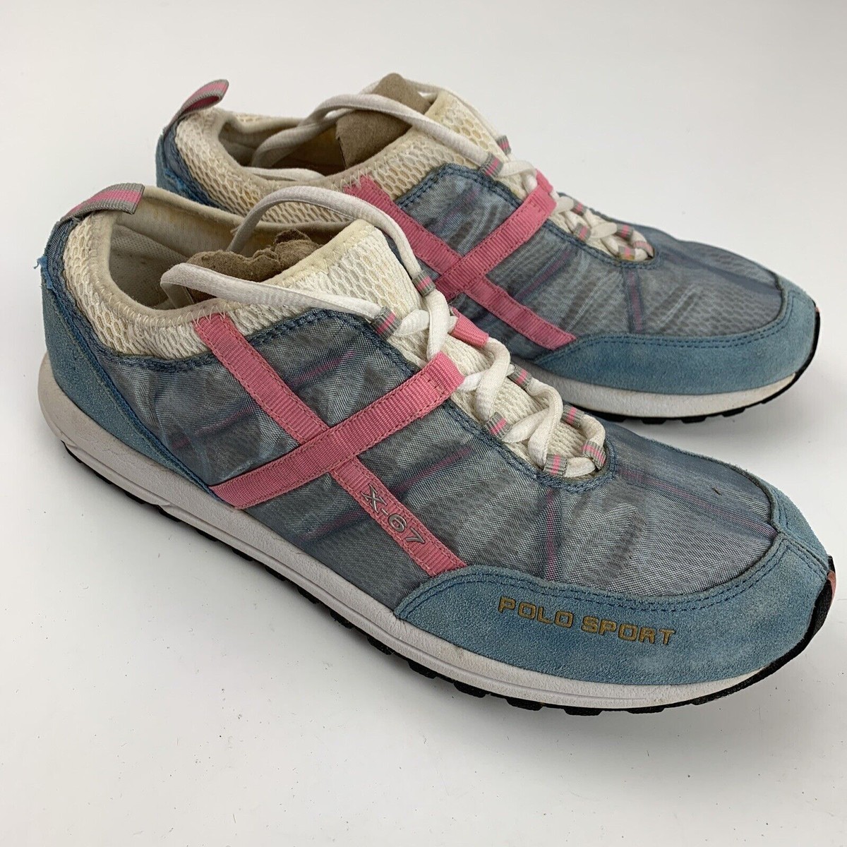 靴 POLO RALPH LAUREN made in USA Polo Sport Ralph Lauren X-67 Womens Shoes Size 8.5 B Blue