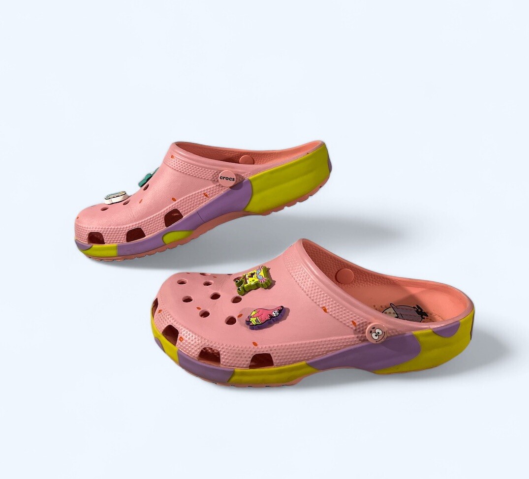 ！SALE！【新品未使用】crocs × Sponge Bobパトリック・スター Crocs SpongeBob Patrick Star Clog Mens Sizes 2-13 Womens