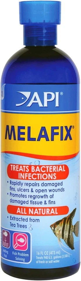 MELAFIX Freshwater Fish Bacterial Infection Remedy 16 Ounce Bottle - Image 2 of 4
