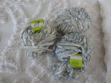 3 - 50g Bertagna Filati CIELO Acrylic & Nylon RIBBON YARN