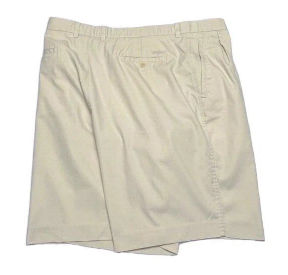 Шорты мужские Bobby Jones (40) внутренний шов 9 дюймов хаки плиссированные карманы для гольфа саржа - Изображение 2 из 4