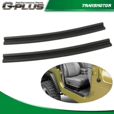 Door Entry Guard Kit Black Fit For 1997-2006 Jeep Wrangler TJ 2-Door Black
