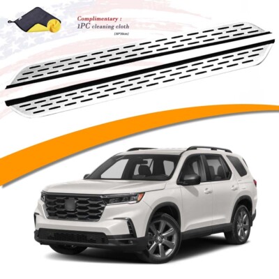 Fits for Honda Pilot 2023 2024 Running Board Side Step Pedal Nerf Bar 2Pcs Fixed