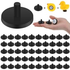 50 Pieces Duck Plug Rubber Duck Mount Black Plastic Rubber Duck Holder For Fixed