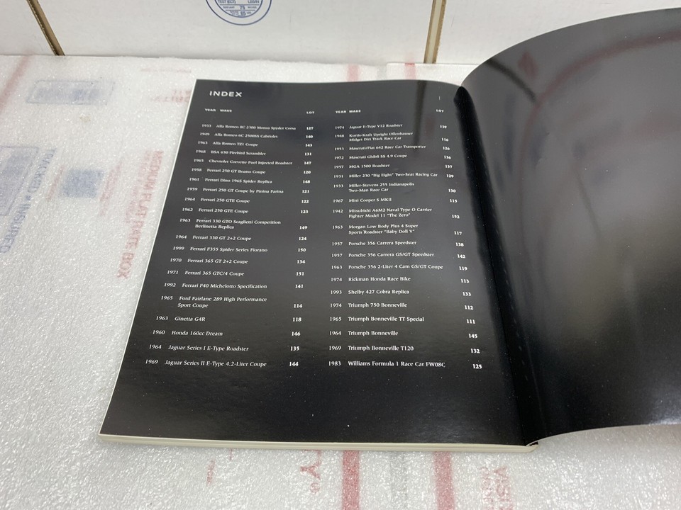 RM Vintage Ferrari Racing Car Auction Catalog Magazine Richard Freshman