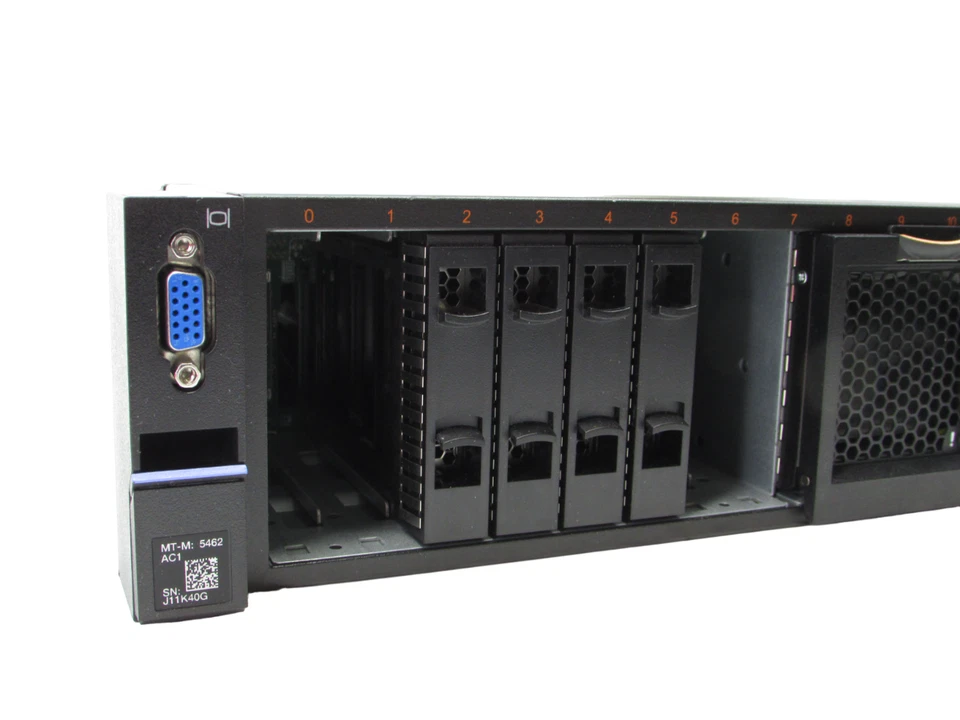 Lenovo System X3650 M5 5462-AC1 2x Xeon E5-2650v3 64GB RAM 2x 750W No Drives - Image 2 of 4