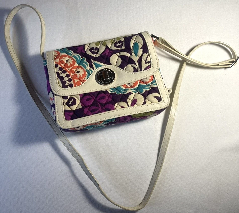 Vera Bradley Cartera Bolsos de Hombro Bandolera Floral Acolchado Multicolor Foto 2 de 4
