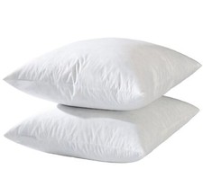 24x24 Euro Throw Pillow Inserts-Down Feather Pillow Inserts-Cotton Fabric-Set...