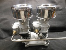 Vintage Speeds Stromberg 97 Dual Carb To 4 V Adapter. Setup Tri Power Hot Rod Vintage Speeds Stromberg 97 Dual Carb To 4 V Adapter. Setup Tri Power Hot Rod
