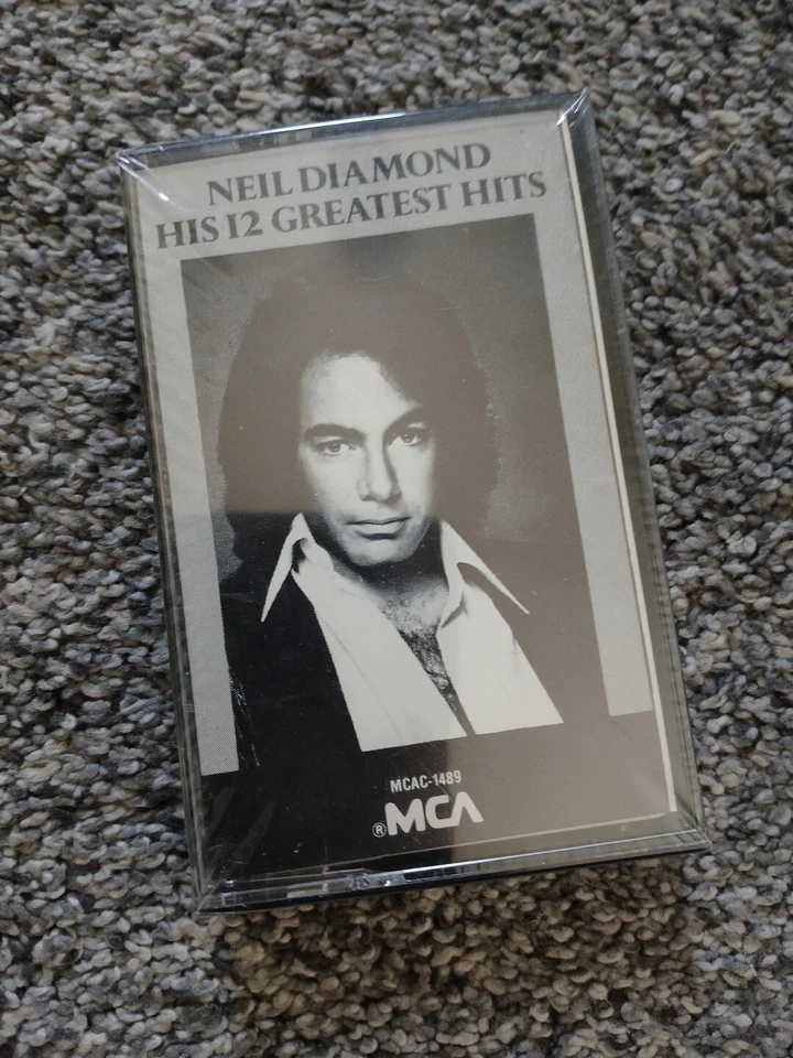 Neil Diamond, His 12 Greatest Hits Cassette 1974 MCA BRAND NEW SEALED - Image 2 of 4