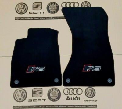 original Audi RS4 Fußmatten A4 B9 8W Veloursmatten Stoffmatten RS Matten S4 F4
