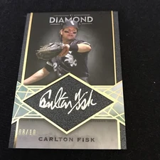2022 Topps Diamond Icons Carlton Fisk Auto 08/10 #SI-CFI