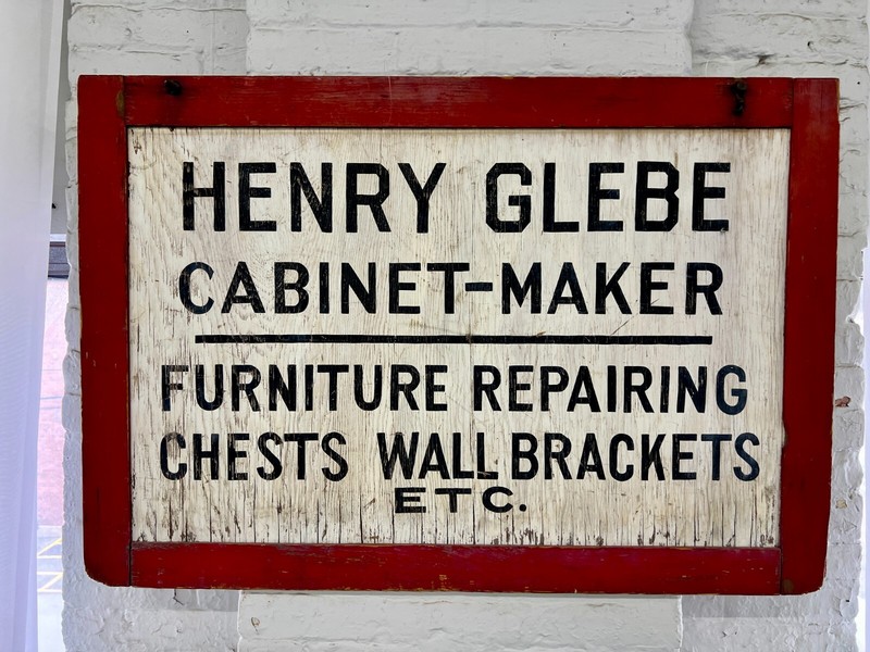 Beautiful, one-of-a-kind, hand-painted antique wood sign!
