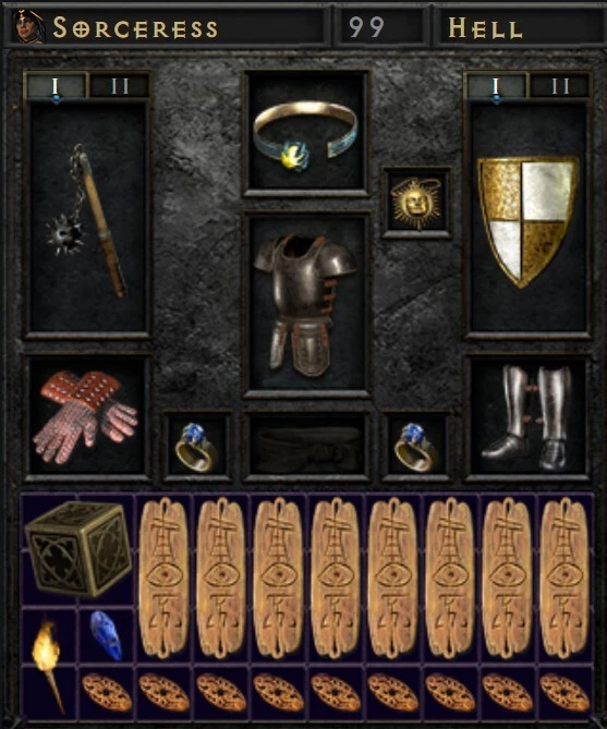 ✅ LIGHT SORCERESS FULL SET ✅ PC PS4 PS5 XBOX SWITCH ✅ D2R DIABLO 2 RESURRECTED - Image 2 of 4