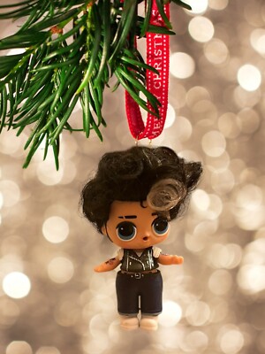 ORNAMENT LOL Surprise Hair Goals Makeover Series Tough Guy Boy Doll Figure  3”