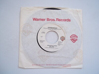 STEPHEN BISHOP Unfaithfully Yours (One Love); ts Only Love 45 RPM 7'' Record 1984
