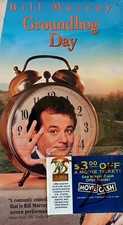 GROUNDHOG DAY- BILL MURRAY, A.McDOWELL - COLUMBIA -VHS TAPE, WATERMARKS - SEALED