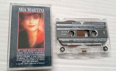 MIA MARTINI-MI BASTA SOLO THAT SIA AMORE 1991 MUSICASSETTA-RECORD TAPE MUSIC
