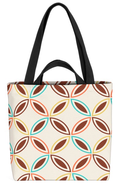 Retro Vintage Muster 50Er 60Er Tasche Retro Grafik Muster 60Er 70Er Vintage Ost-image