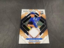 2020 PANINI ELITE EXTRA EDITION BASEBALL BRADY SINGER PROSPECT MATERIALS PATCH