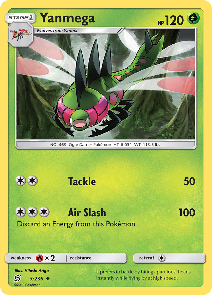 Yanmega (Uncommon)[SM11]: Buy and Sell Prices & Values - Pokécazilla
