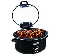 Crockpot Sccpvm600h-bi Crock-pot Metallic Black Slow Cooker With Hinged Lid, 6 Q on sale Crockpot Sccpvm600h-bi Crock-pot Metallic Black Slow Cooker With Hinged Lid, 6 Q on sale