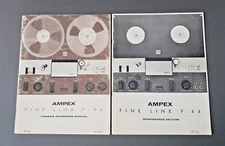 AMPEX F-44 Service Manual Maintenance Owner's Fine Line Reel-to-Reel *ORIGINAL*